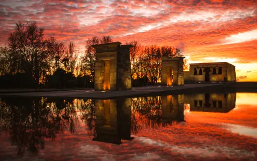Debod Sunset