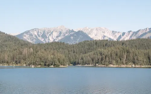 Water Trees And Mountains